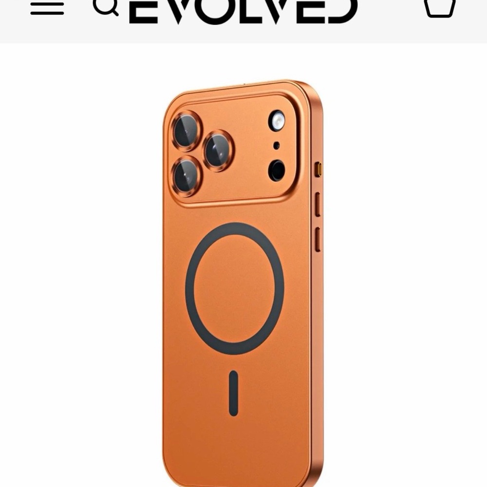 Tan MagSafe Compatible iPhone 17 Pro Evolved Case